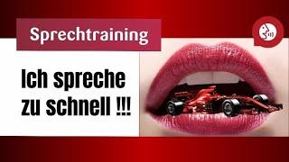 Sprechtraining - schnell sprechen