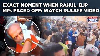 Sansad: Rahul Gandhi Injured BJP MPs? Kiren Rijiju's Video Reveals This| Lok Sabha LoP Approached...