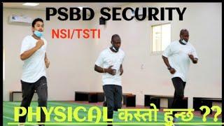 PSBD/NSI/TSTI Security Physical test||PSBD SECURITY||Abudhabi psbd security physical test 2023