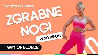 Trening w domu z Way of Blonde | Cardio | Zgrabne nogi w 20 minut