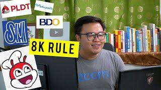 5,000 Capital sa Stock market?? (8K RULE) | Buhay Stock Trader