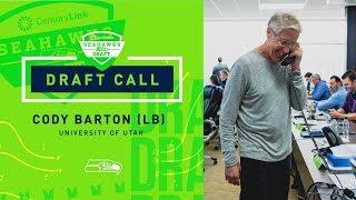 John Schneider & Pete Carroll Call Cody Barton | 2019 NFL Draft