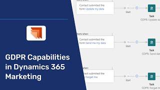 GDPR Capabilities in Dynamics 365 Marketing