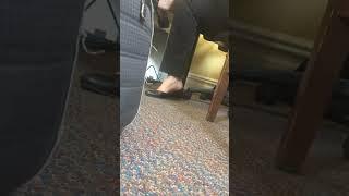 Candid Teacher's Shoeplay - Mature Feet Edition