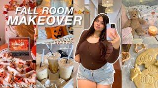 FALL ROOM MAKEOVER  cleaning motivation, fall decor, decluttering & room transformation!