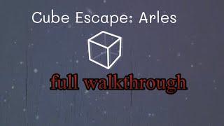 Cube Escape : Arles walkthrough