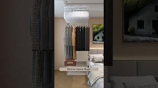 8 Sq Meter Bedroom Makeover! Genius Small Space Renovation Ideas  #interiordesign #roommakeover