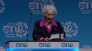 Author Margaret Atwood Gives Life Advice to Young Leaders | One Young World Opening Ceremony