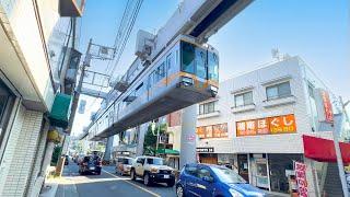 Like a roller coaster ride through the city! Riding Japan's sky train 