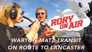 Warton Military Air Traffic Zone Transit | Barton to Lancaster | ATC Audio