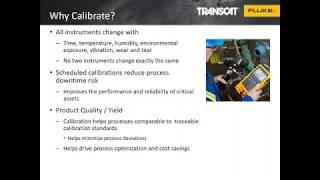 Transcat and Fluke Webinar: Streamline Instrument Calibration