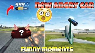 Angry new carskin||Funny moments||New update||Extreme car driving simulator||