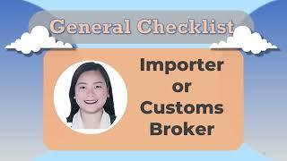 CUSTOMS DOCUMENTATION AND PROCEDURES