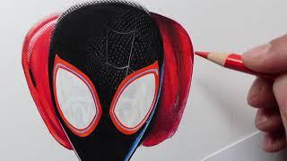 Miles Morales Hood Drawing – Patreon Preview  | Real-Time Technique Demo | Artology