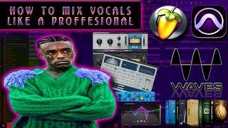 Mixing Rap Vocals Like A Pro on FL 21 | Smooth Melodic Vocal Template,TrapVocal Mix + Effects, waves