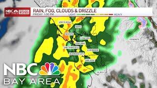 Bay Area forecast: Atmospheric river hits all of the region Friday