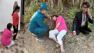 CEO deception and mother cruelty. pregnant girl in critical condition is helped by kind police