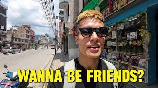 I spent a day with my new Nepali Friends! (bffs)