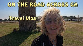 Travelling Across Central Georgia in my Truck Camper | Road Life Travel Vlog 1