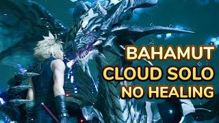 [FF7R] Bahamut - Cloud Solo (No Healing)