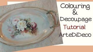 Decoupage: Colouring-continue drawing! Φωτοσκίαση- μοτίβου! Coloreando-sigue dibujando! ArteDiDeco