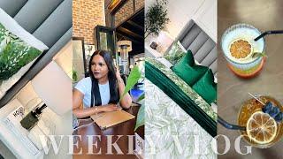 VLOG: let's decorate my bedroom | homeware haul | cook with me | lunch date | South African YouTuber