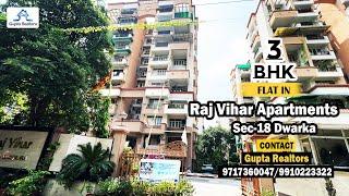 #RajViharApartments | 3 BHK FLAT IN Sec-18 | Dwarka | Call 9717360047