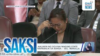 Royina Garma, aalukin ng DOJ na maging state witness kapag napabalik sa... -- Sec. Remulla | Saksi