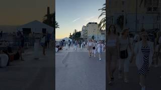 Nice France: 4k beach walk on the French Riviera in Nice France