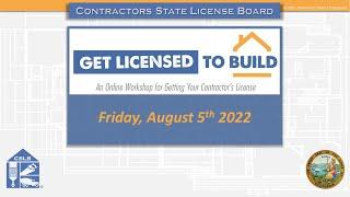 Get Licensed to Build Workshop #28