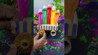 Diy Colourful Holi Gift Hamper Idea|| Holi special craft #craft #diy #holi #shorts #youtubeshorts