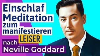 🟣 Leisere Version: Einschlafmeditation zum Manifestieren nach Neville Goddard - deutsch