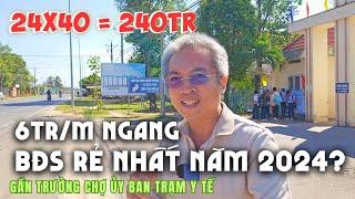 Nhà nát 2 mặt tiền và lô đất giá rẻ bất ngờ 6tr/mét ngang Đường ô tô gần chợ UB trường học tỉnh lộ