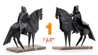 Origami Nazgul tutorial (Jason Ku) part 1 折り紙 ナズグル  Lord of the Rings