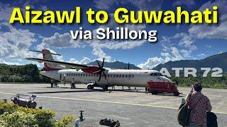 Mizoram mai mere sath yeh huya ‍️ | Aizawl to Guwahati in Alliance Air ATR72