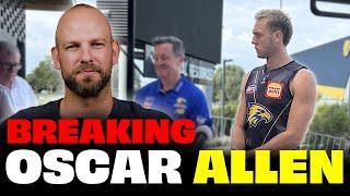 BREAKING BACKCHAT | Oscar Allen talks to the media