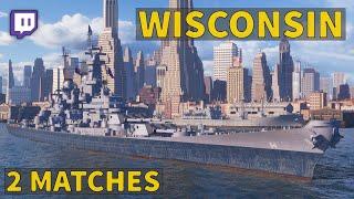 Wisconsin - 2 Recent 300k Games | World of Warships