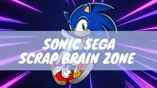 Sonic scrap brain zone - Sega gameplay @anggitgamingseries (game Indonesia)