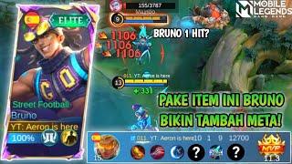 PAKE ITEM INI BRUNO BIKIN TAMBAH META! BRUNO MOBILE LEGENDS