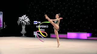 Alisa Karpenko – Junior 2005 – Ribbon – Miss Valentine Grand Prix 2020