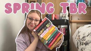 my spring tbr 2024  books I want to read this spring!