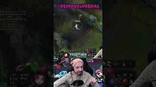 *REMOVE UMBRAL GLAIVE* #removeumbral #leagueoflegends #shorts