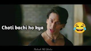 Tiger Shroff "Choti Bachi Ho Kya"  Original Dialogue|| Tiger Shroff - Heropanti || MG