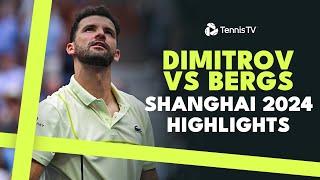 Grigor Dimitrov vs Zizou Bergs | Shanghai 2024 Highlights