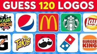 Guess the Logo in 3 Seconds | 120 Famous Logos Food & Drink  Logo Quiz 2024