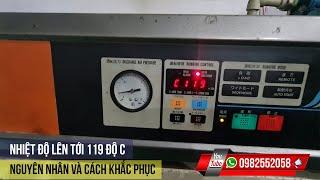 Đi Tìm Nguyên Nhân Máy Nén Khí Trục Vít Hitachi Nhiệt Độ Lên Tới 119 Độ C Chỉ Trong 30 Giây Vì Sao?