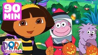 Dora & Boots Wear Halloween Costumes!  90 Minutes | Dora the Explorer