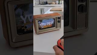 3D Printed Retro TV for Nintendo Switch #RetroTV #NintendoSwitch #DIYGamingSetup #3DPrinting