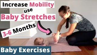 Stretching #3-6 months - Baby Exercises and Activities - The Best baby development videos