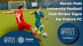 Talented Heriot-Watt University Football Scholar Barney Stewart Signs for Falkirk FC